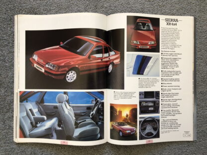 1987 Ford Range Brochure  Escort, Fiesta, Orion, Sierra, Granada, Scorpio - Image 14