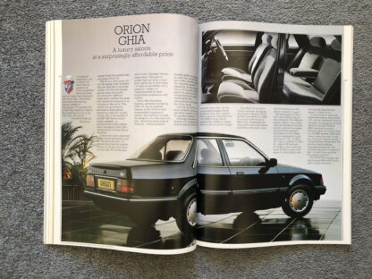 1985 Ford Range Brochure  Escort, Fiesta, Orion, Sierra, Capri, Granada - Image 10