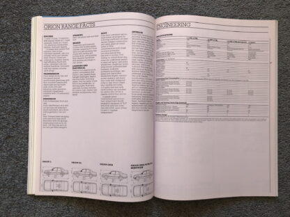 1985 Ford Range Brochure  Escort, Fiesta, Orion, Sierra, Capri, Granada - Image 11