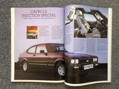1985 Ford Range Brochure  Escort, Fiesta, Orion, Sierra, Capri, Granada - Image 15