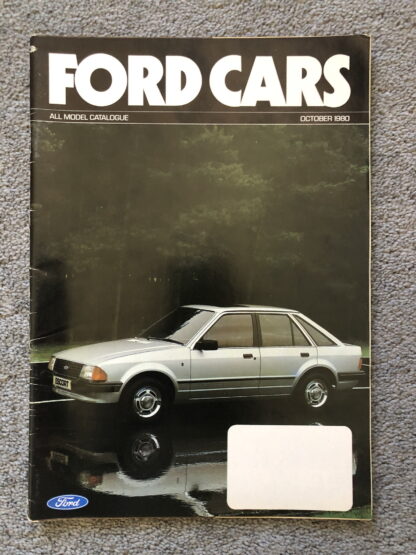1980 Ford Range Brochure  Fiesta, Escort, Cortina, Capri, Granada