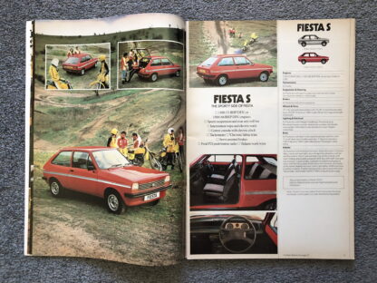 1980 Ford Range Brochure  Fiesta, Escort, Cortina, Capri, Granada - Image 3