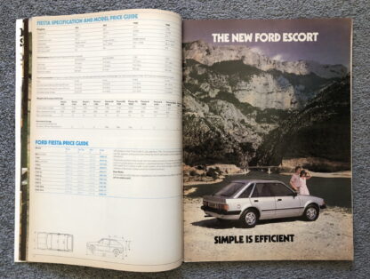 1980 Ford Range Brochure  Fiesta, Escort, Cortina, Capri, Granada - Image 4