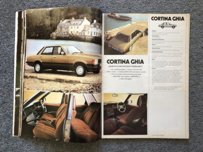 1980 Ford Range Brochure  Fiesta, Escort, Cortina, Capri, Granada - Image 8