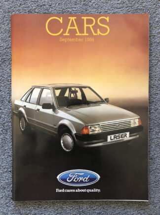 1984 Ford Range Brochure  Escort, Fiesta, Orion, Sierra, Capri, Granada