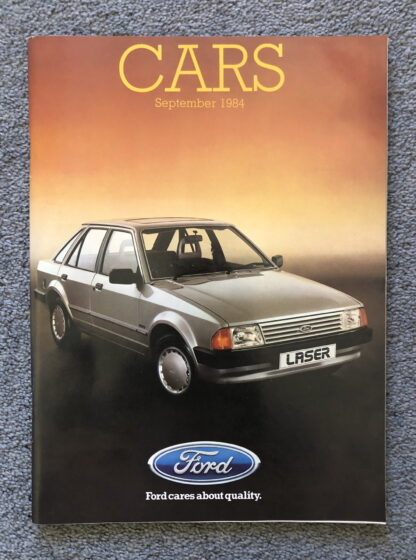 1984 Ford Range Brochure  Escort, Fiesta, Orion, Sierra, Capri, Granada