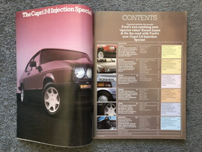 1984 Ford Range Brochure  Escort, Fiesta, Orion, Sierra, Capri, Granada - Image 2