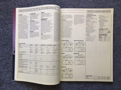 1984 Ford Range Brochure  Escort, Fiesta, Orion, Sierra, Capri, Granada - Image 5