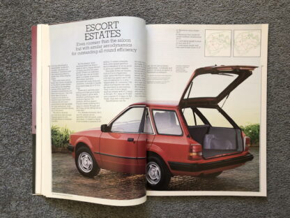 1984 Ford Range Brochure  Escort, Fiesta, Orion, Sierra, Capri, Granada - Image 8