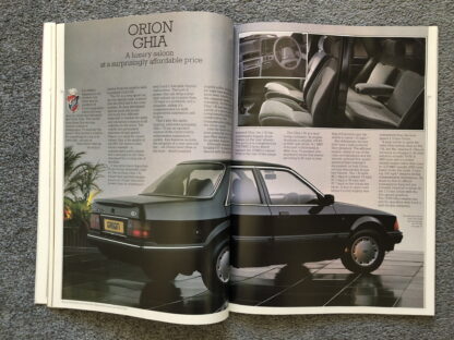 1984 Ford Range Brochure  Escort, Fiesta, Orion, Sierra, Capri, Granada - Image 11
