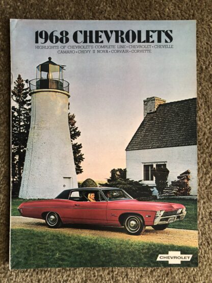 1968 Chevrolet Range Brochure Corvette Chevelle Camaro Corvair Bel Air