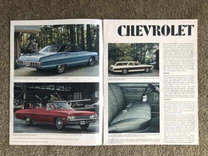 1968 Chevrolet Range Brochure Corvette Chevelle Camaro Corvair Bel Air - Image 2