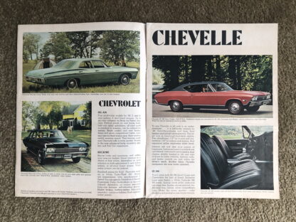 1968 Chevrolet Range Brochure Corvette Chevelle Camaro Corvair Bel Air - Image 3