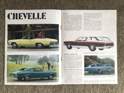 1968 Chevrolet Range Brochure Corvette Chevelle Camaro Corvair Bel Air - Image 4
