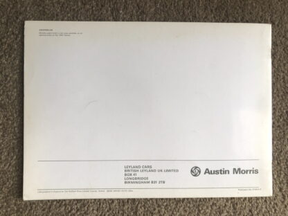 1975 Austin Morris Leyland Princess Brochure - Image 10