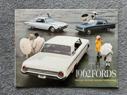 1962 Ford Range Brochure Falcon, Thunderbird, Galaxie, Wagons