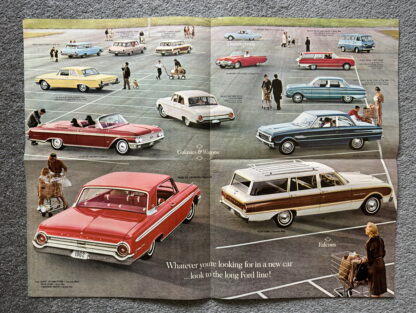 1962 Ford Range Brochure Falcon, Thunderbird, Galaxie, Wagons - Image 4