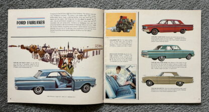 1963 Ford Range Brochure Falcon, Fairlane, Thunderbird, Galaxie, Wagons - Image 4
