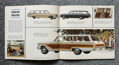 1963 Ford Range Brochure Falcon, Fairlane, Thunderbird, Galaxie, Wagons - Image 5