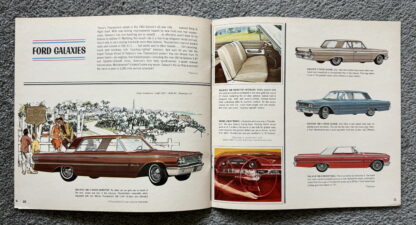1963 Ford Range Brochure Falcon, Fairlane, Thunderbird, Galaxie, Wagons - Image 6