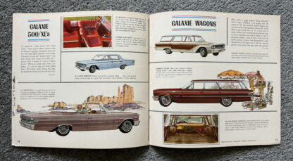1963 Ford Range Brochure Falcon, Fairlane, Thunderbird, Galaxie, Wagons - Image 7