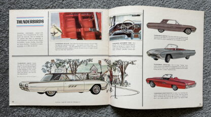 1963 Ford Range Brochure Falcon, Fairlane, Thunderbird, Galaxie, Wagons - Image 8