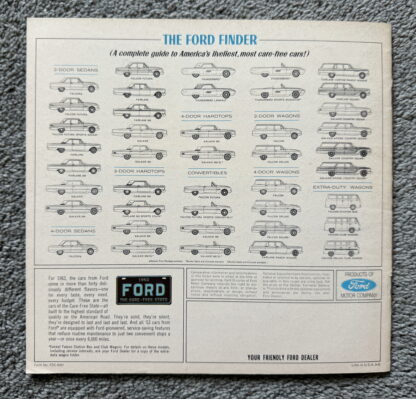 1963 Ford Range Brochure Falcon, Fairlane, Thunderbird, Galaxie, Wagons - Image 9