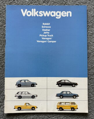 1981 Volkswagen Range Brochure