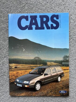 1986 Ford Range Brochure  Escort, Fiesta, Orion, Sierra, Capri, Granada
