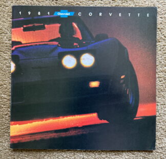 1981 Chevrolet Corvette Brochure