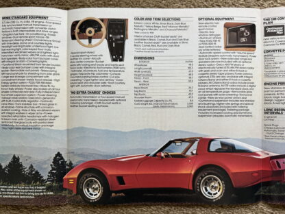 1981 Chevrolet Corvette Brochure - Image 3