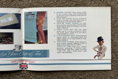 1970 Ford Cortina Accessories Brochure - Image 3