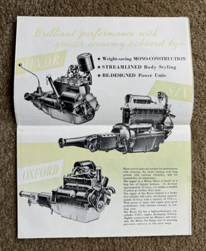 1949 Morris Minor, Oxford, Six Brochure - Image 3