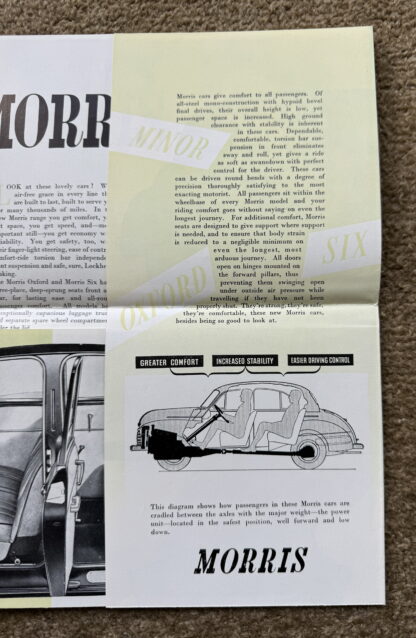 1949 Morris Minor, Oxford, Six Brochure - Image 5
