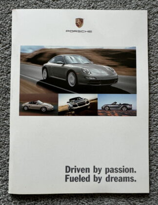 2005 Porsche Range Brochure, 911, Carrera GT, Cayenne, Boxster