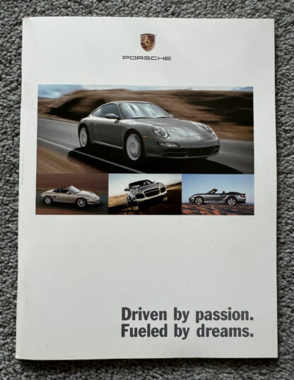 2005 Porsche Range Brochure, 911, Carrera GT, Cayenne, Boxster