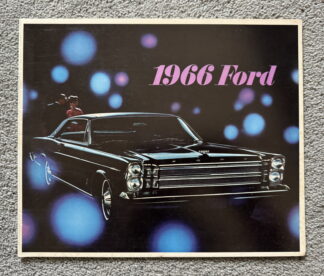 1966 Ford Full Range Brochure Galaxie, XL, LTD, Custom, Wagons