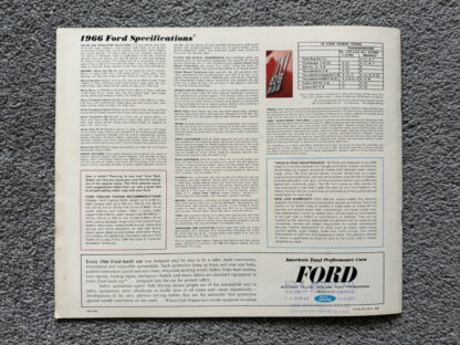1966 Ford Full Range Brochure Galaxie, XL, LTD, Custom, Wagons - Image 13