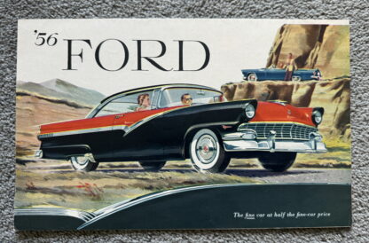 1956 Ford Range Brochure Fairlane, Custom, Wagons, Thunderbird