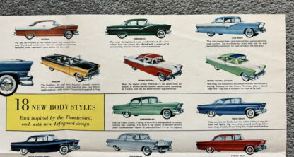 1956 Ford Range Brochure Fairlane, Custom, Wagons, Thunderbird - Image 5