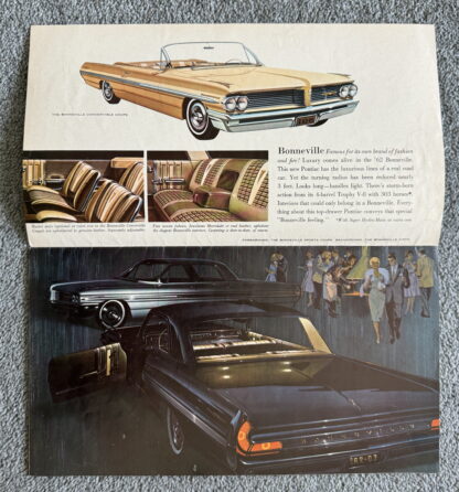 1962 Pontiac Range Brochure Bonneville, Star Chief, Catalina, Grand Prix - Image 2