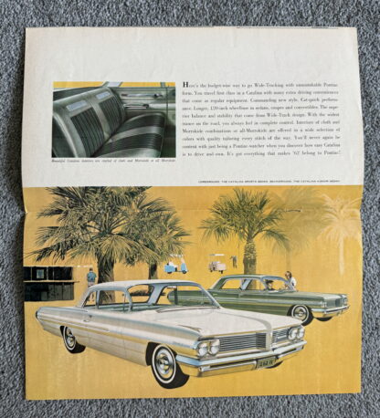 1962 Pontiac Range Brochure Bonneville, Star Chief, Catalina, Grand Prix - Image 5