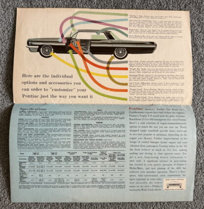 1962 Pontiac Range Brochure Bonneville, Star Chief, Catalina, Grand Prix - Image 8