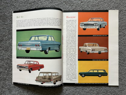 1964 Chevrolet Range Brochure Corvette Impala Corvair Bel Air Biscayne - Image 4