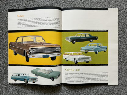1964 Chevrolet Range Brochure Corvette Impala Corvair Bel Air Biscayne - Image 6