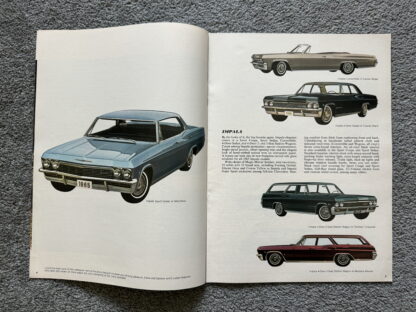 1965 Chevrolet Range Brochure Corvette Impala Corvair Bel Air Biscayne - Image 3
