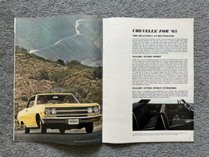 1965 Chevrolet Range Brochure Corvette Impala Corvair Bel Air Biscayne - Image 5