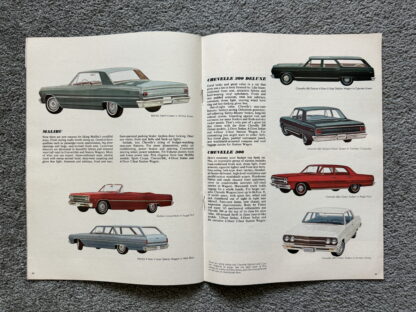 1965 Chevrolet Range Brochure Corvette Impala Corvair Bel Air Biscayne - Image 6