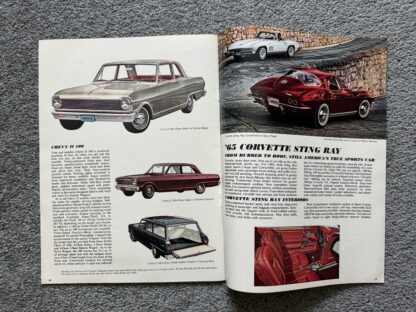 1965 Chevrolet Range Brochure Corvette Impala Corvair Bel Air Biscayne - Image 10