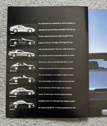 1993 Porsche Range Brochure, 968, 911 928 - Image 2
